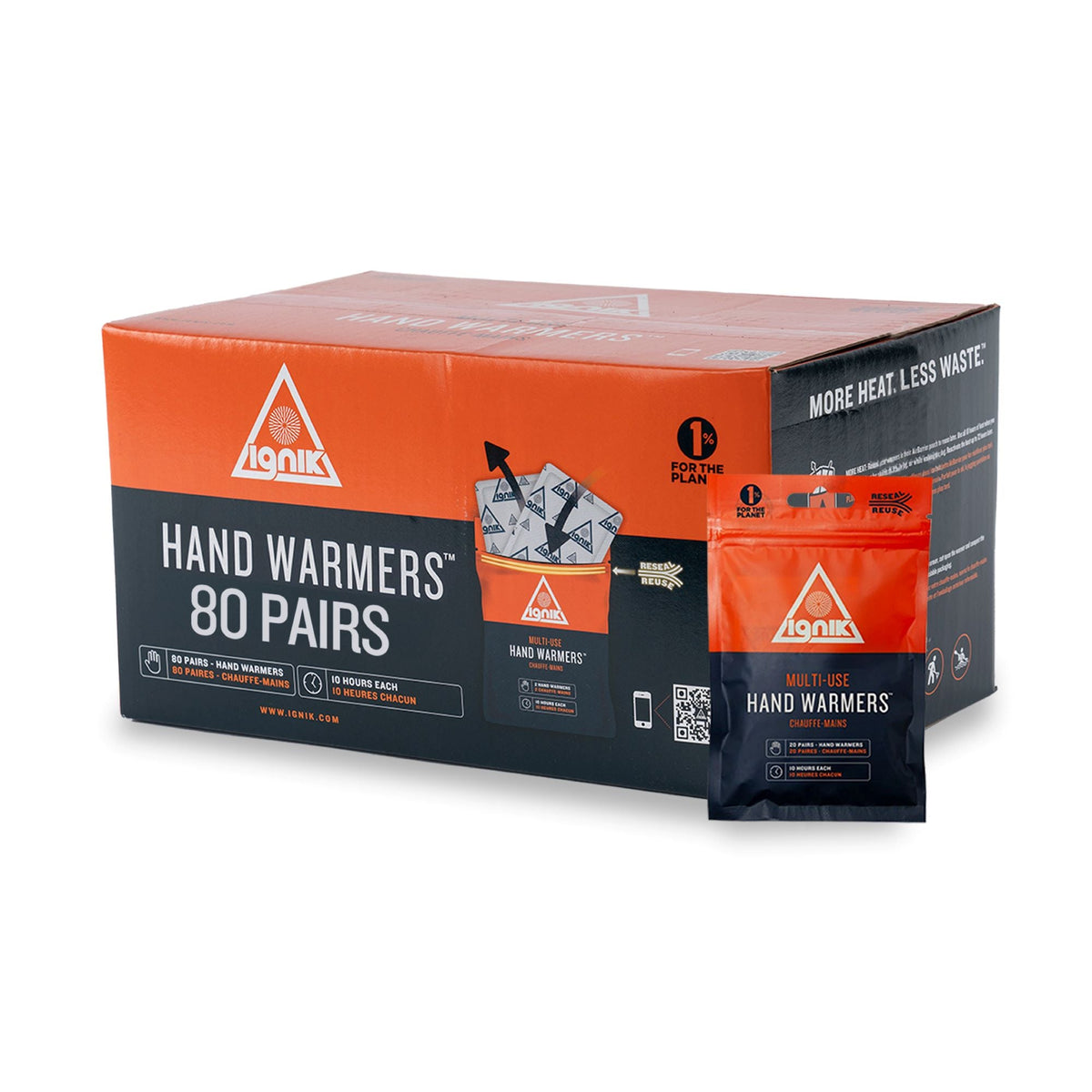 Ignik adhesive air-activated toe warmers