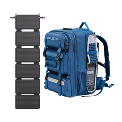 BLUETTI Handsfree 1 backpack power station worn on back