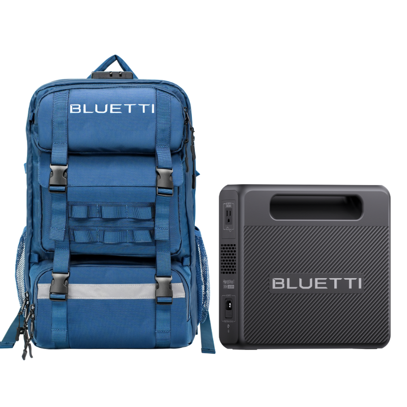 BLUETTI Handsfree 1 backpack power station worn on back
