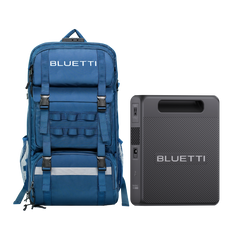 BLUETTI BluePack 2 60L backpack for Handsfree 2 front view