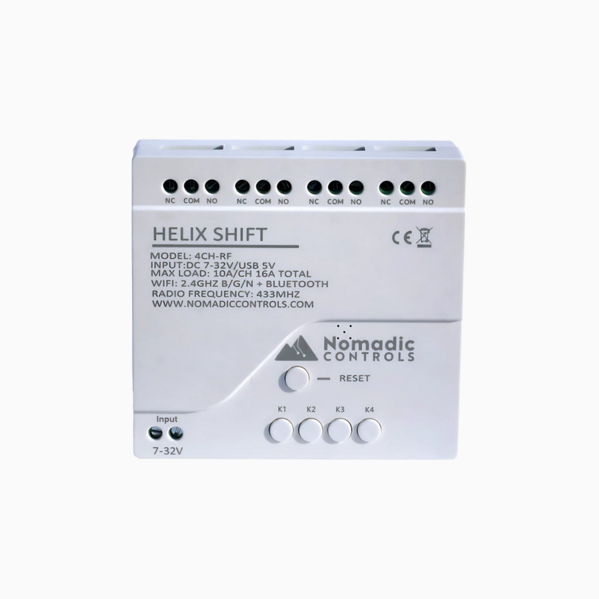 Nomadic Helix Shift 4-Channel Smart Relay Switch