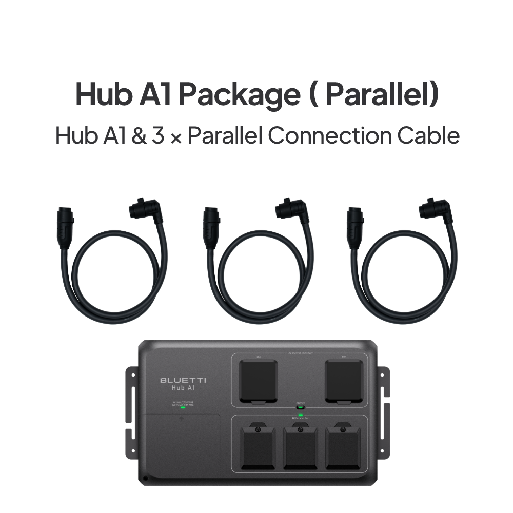 BLUETTI Hub A1 parallel box with connection cables for Apex 300