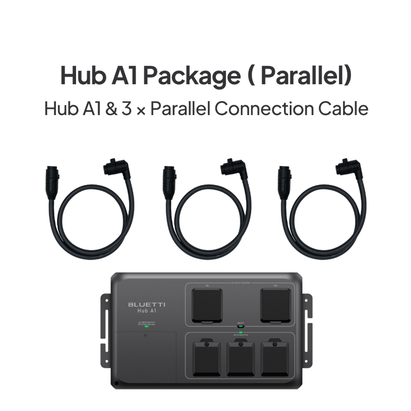 BLUETTI Hub A1 parallel box with connection cables for Apex 300