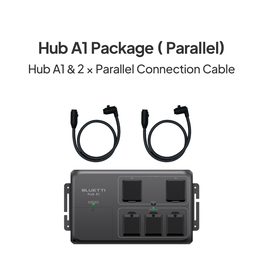 BLUETTI Hub A1 parallel box with connection cables for Apex 300