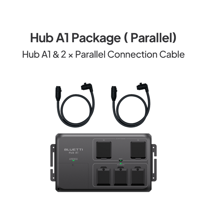 BLUETTI Hub A1 parallel box with connection cables for Apex 300