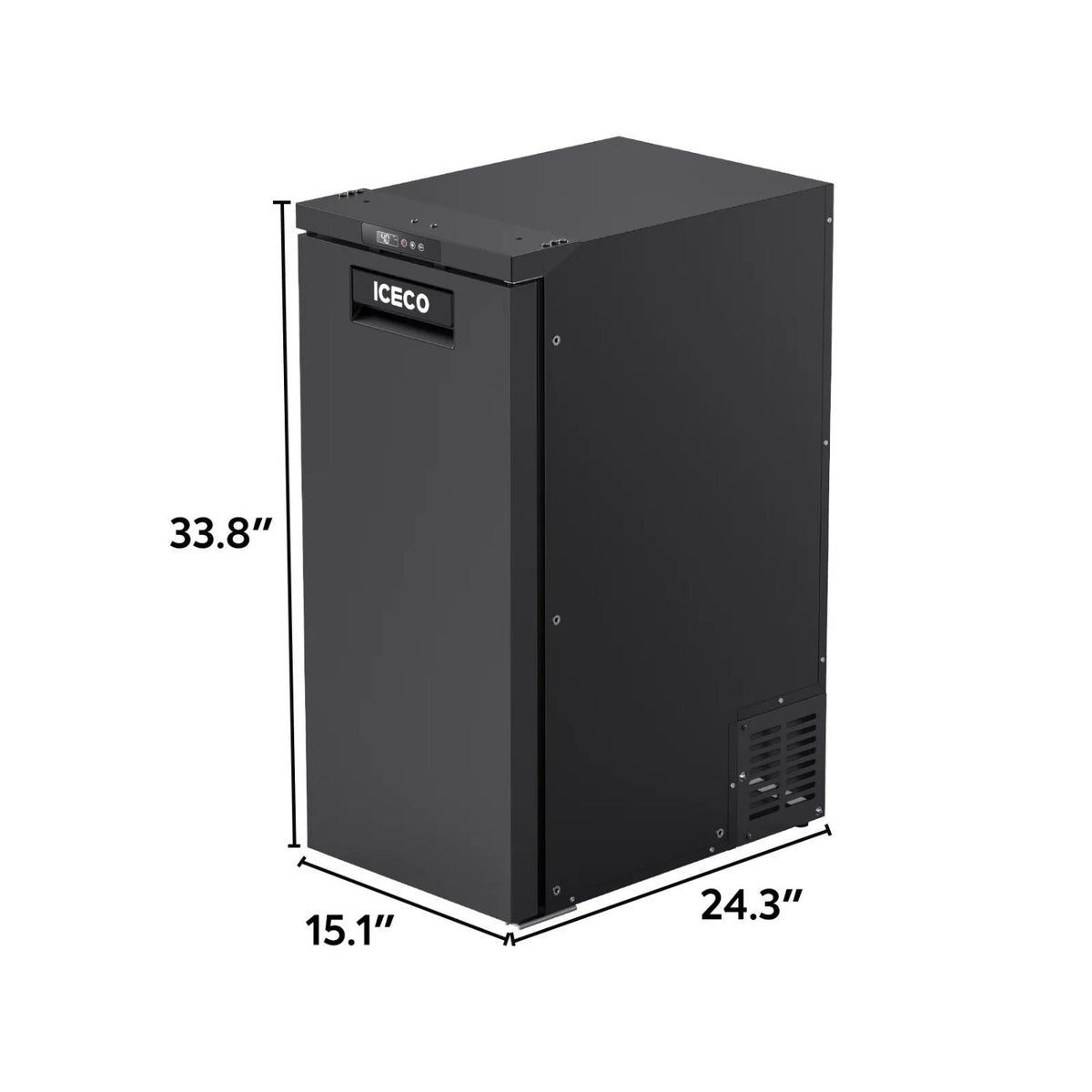 ICECO BF86 91QT upright 12V RV truck fridge freezer