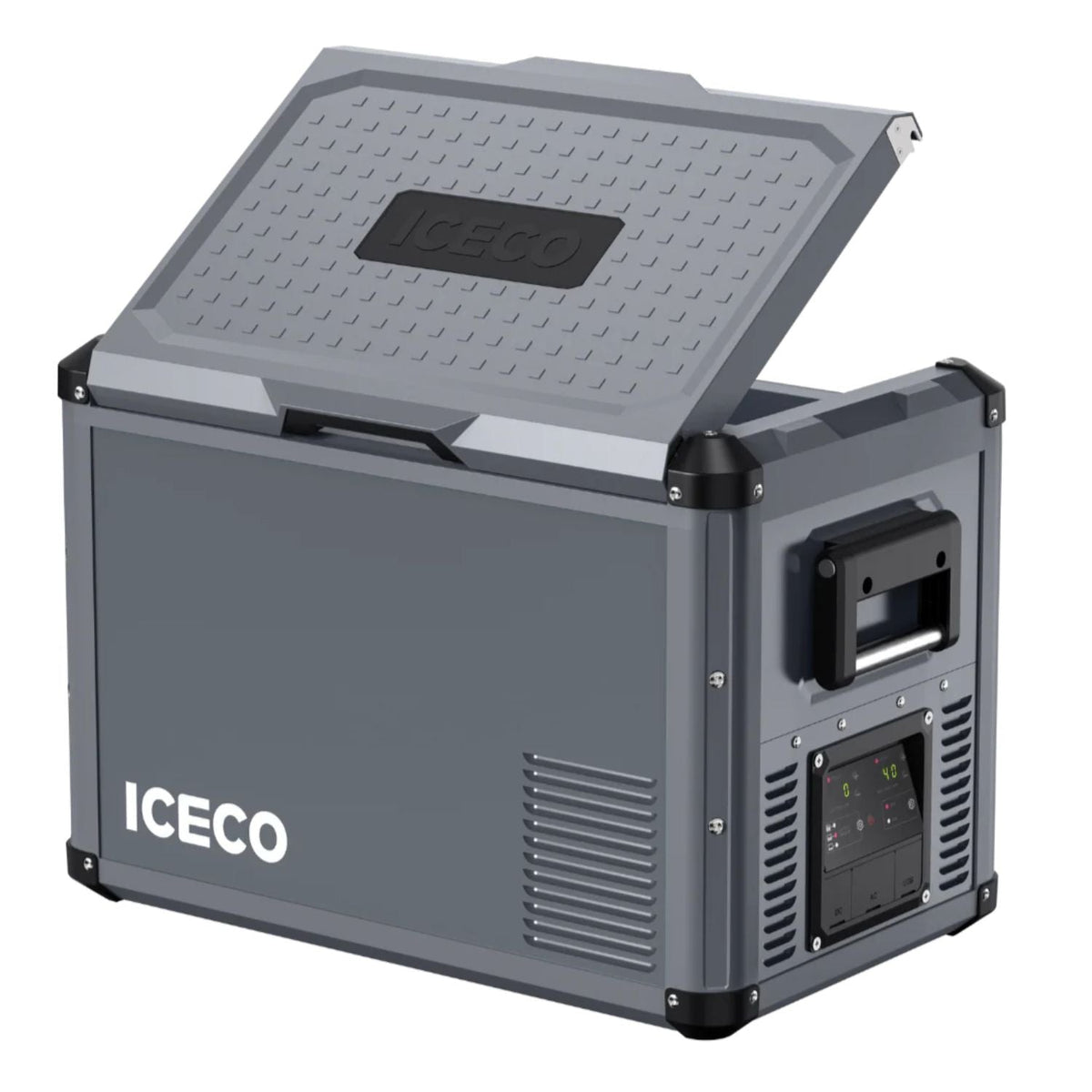 ICECO VL45ProD dual zone portable fridge freezer, black