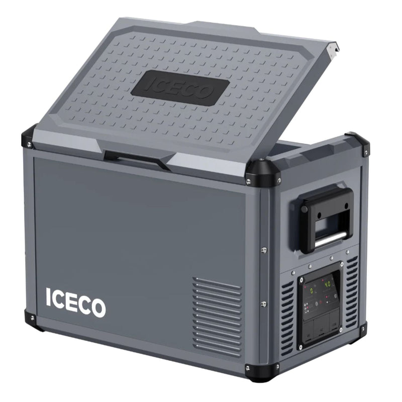 ICECO VL45ProD dual zone portable fridge freezer, black