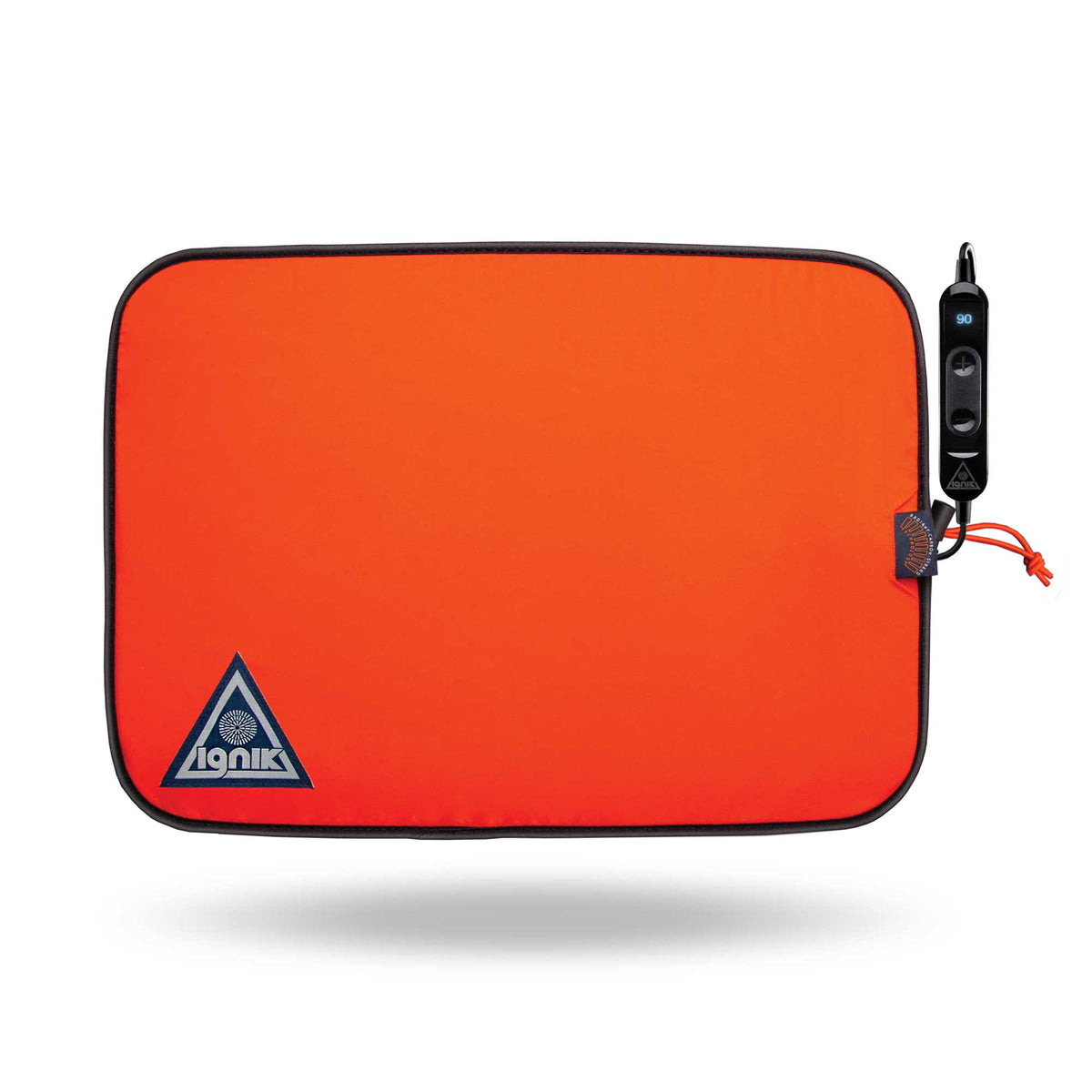 Ignik Backside heated seat pad on a camp chair
