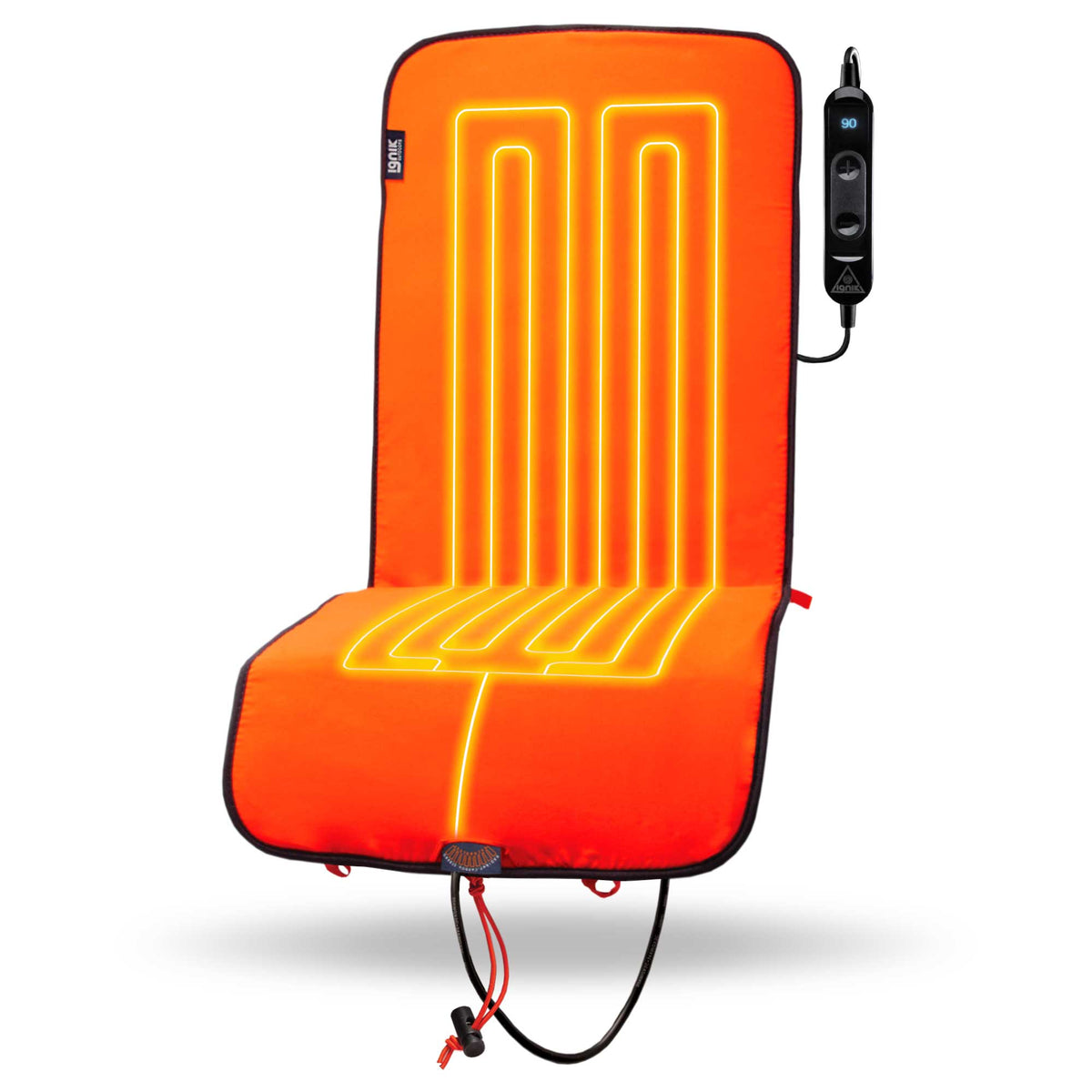 Ignik Backside Heated Pad XL in a camp chair