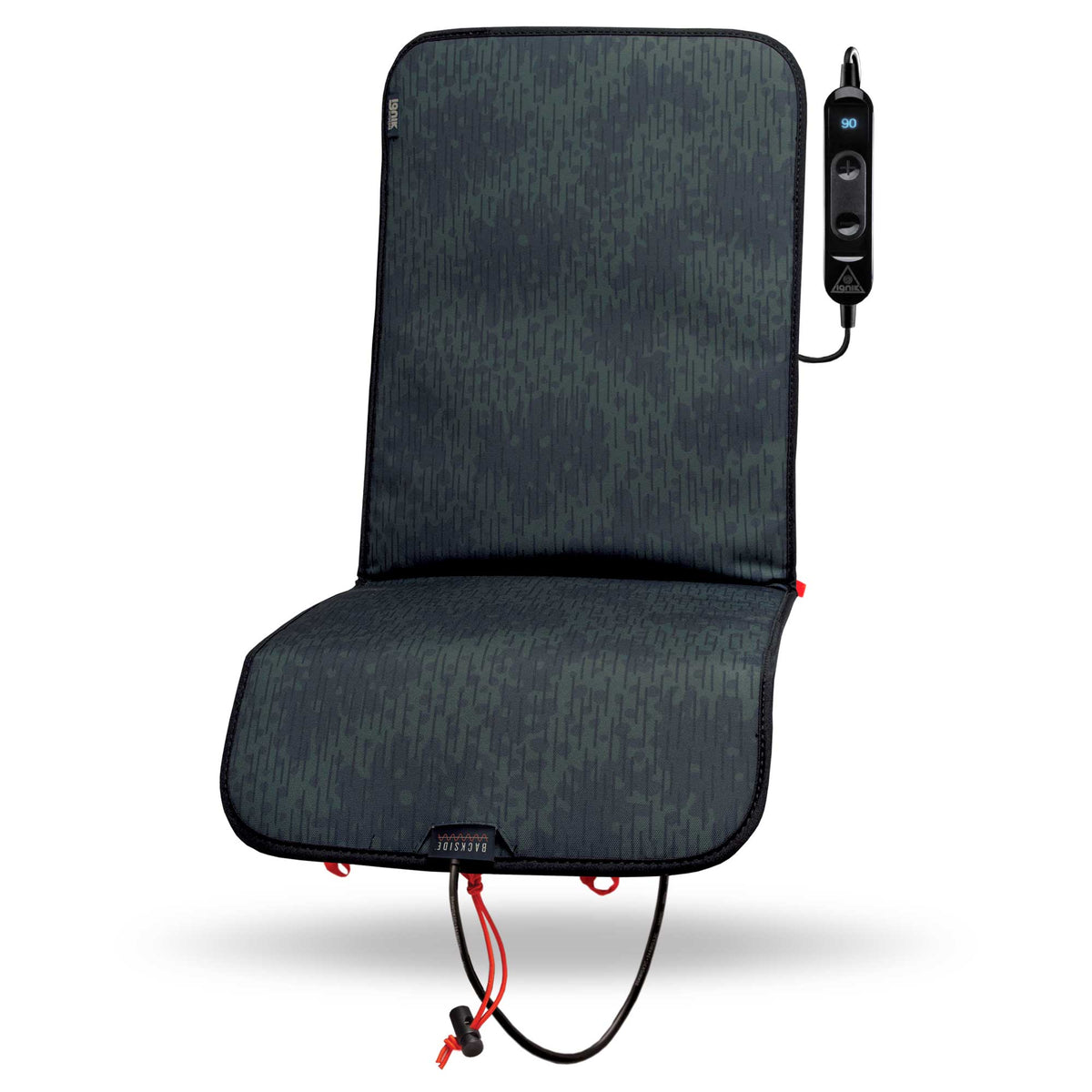 Ignik Backside Heated Pad XL in a camp chair