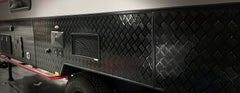 Side Diamond Plate Panel ×3 & Rear Diamond Plate Panel for HQ19