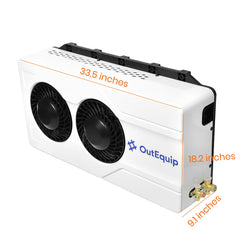 OutEquipPro 12V mini split air conditioner 12,500 BTU - view 2