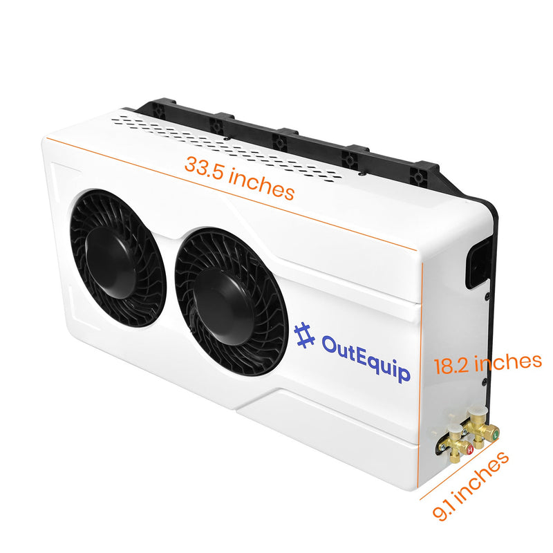 OutEquipPro 12V mini split air conditioner 12,500 BTU - view 2