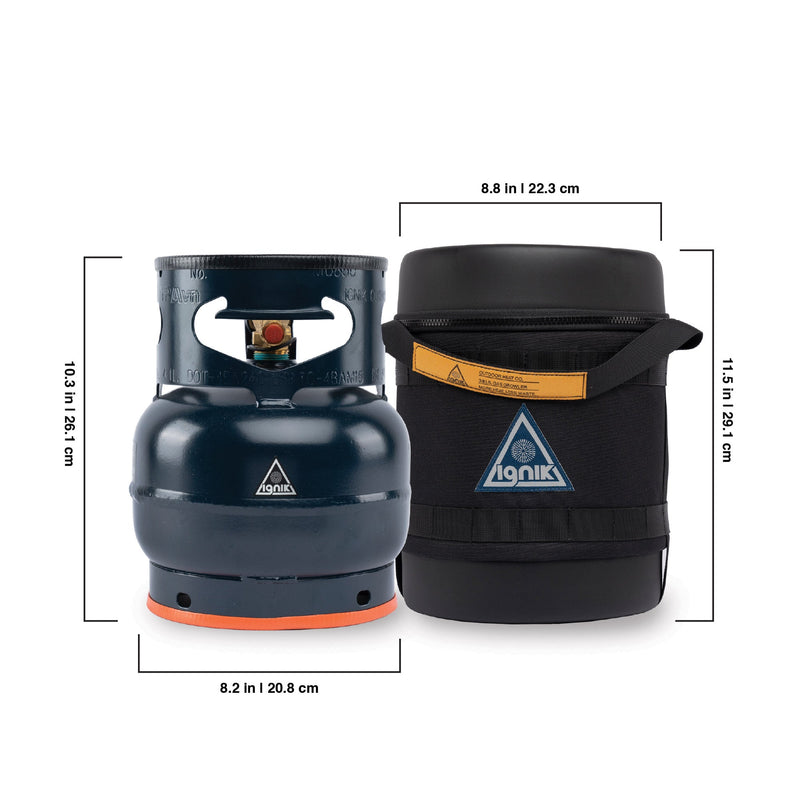 Ignik Gas Growler 3.8 Deluxe refillable propane tank kit