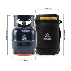 Ignik Gas Growler 5.0 Deluxe refillable propane tank in case