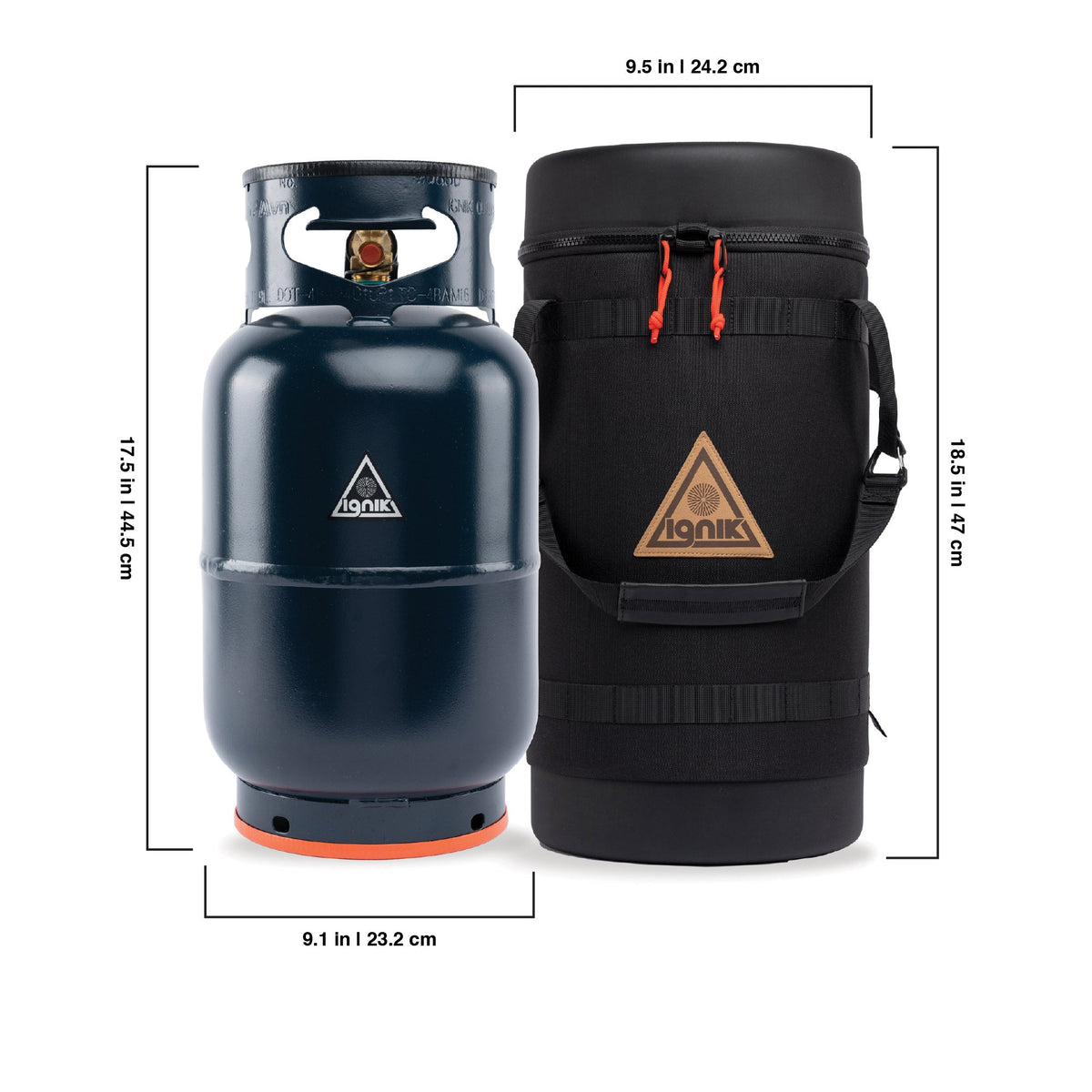 Ignik Gas Growler X Deluxe 10 lb refillable propane tank