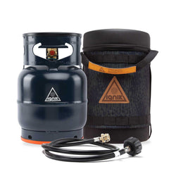 Ignik Gas Growler 5.0 Deluxe refillable propane tank in case