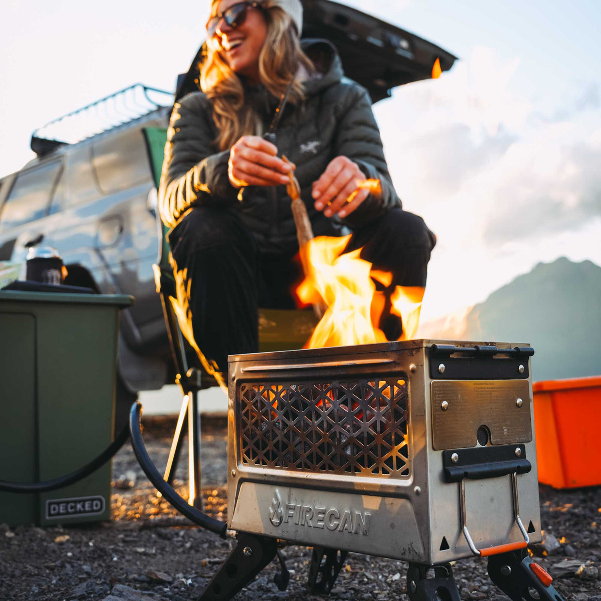 Ignik FireCan Elite portable propane fire pit