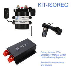 AIMS Power Battery Isolator and Lithium Regulator Kit - view 2