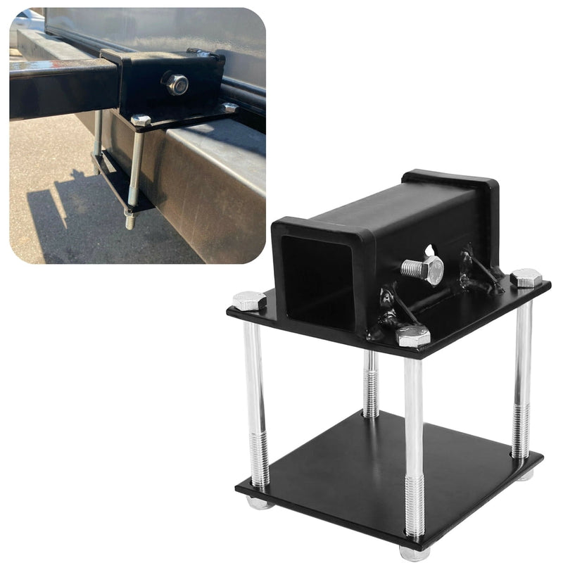 RV bumper 2-inch receiver adapter