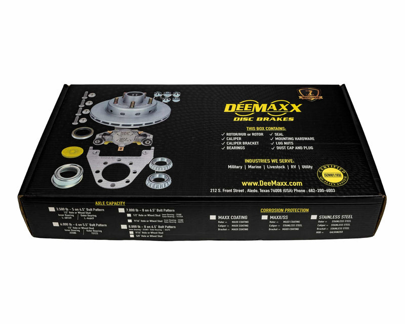 DeeMaxx 7K tandem disc brake master kit with EOH actuator, view 4