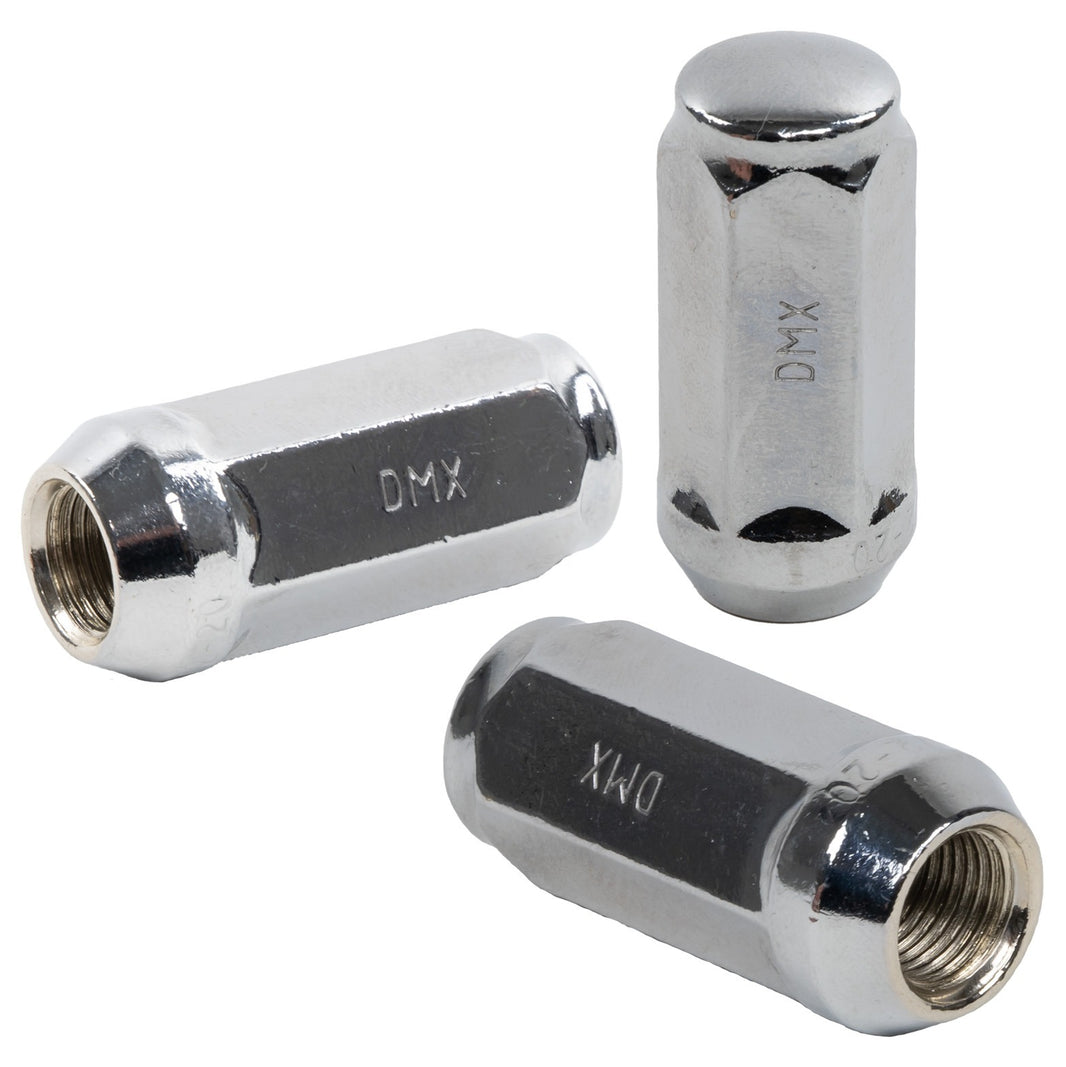 DeeMaxx 1/2-20 XL chrome closed-end acorn lug nuts, 8-pack