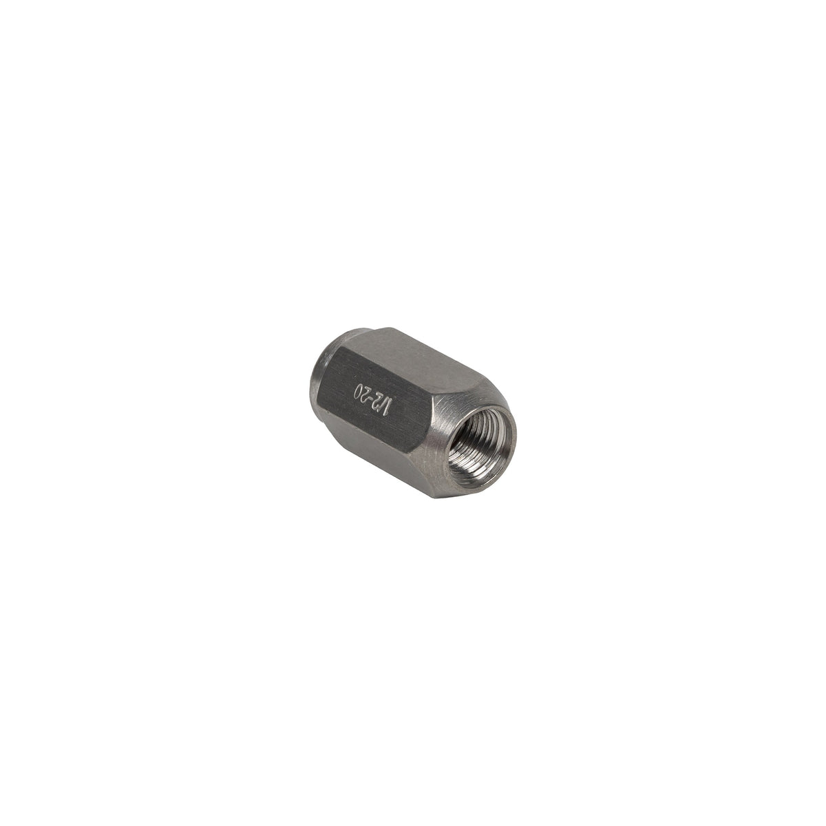 DeeMaxx 1/2-20 stainless steel closed-end acorn lug nuts, 5-pack, view 2