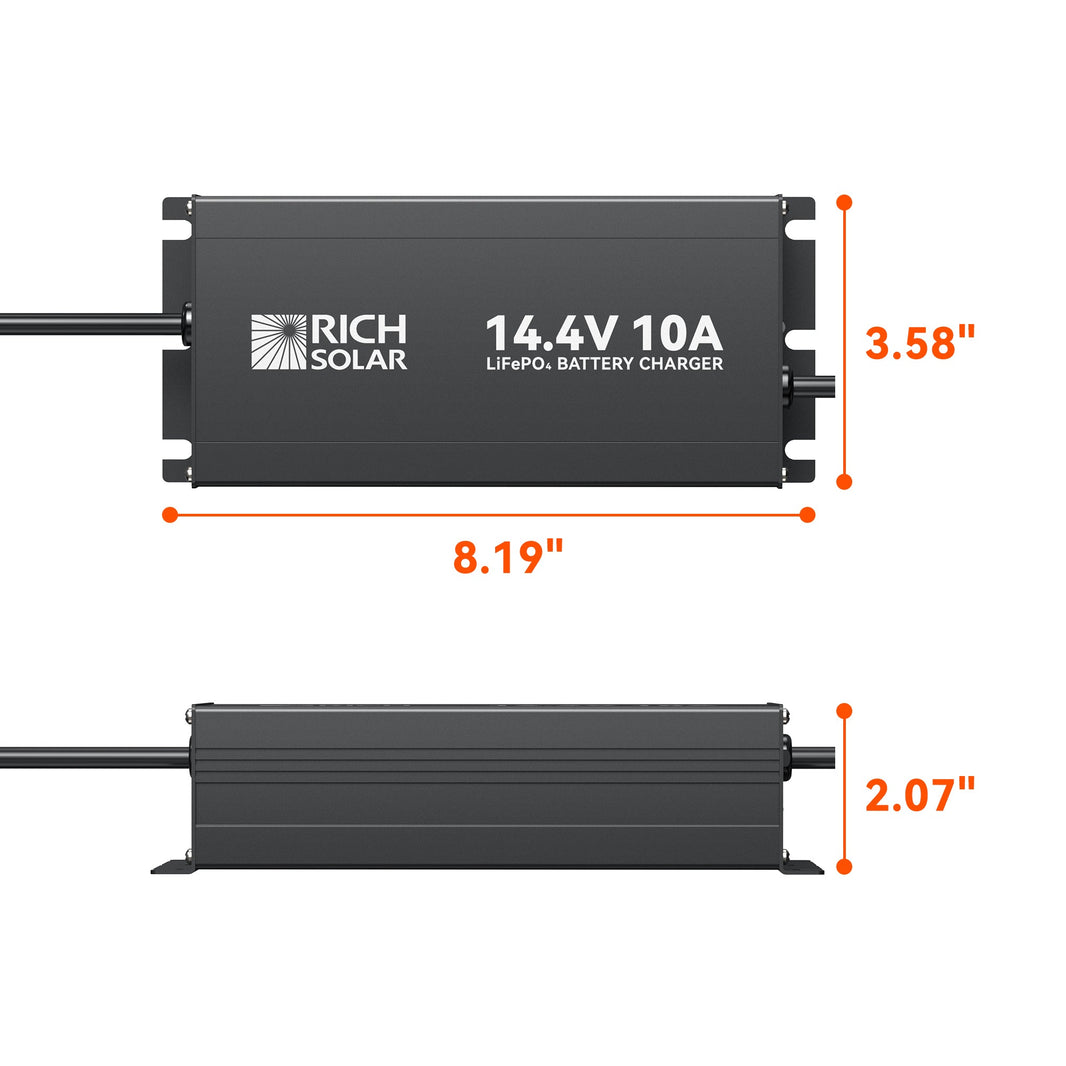 Rich Solar 12V(14.4V) 10A 100-240VAC