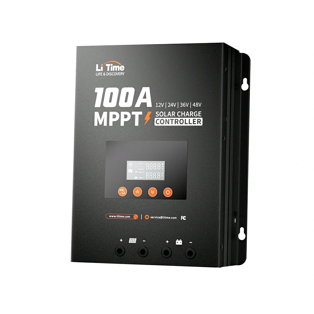 LiTime 100A MPPT 12V-48V Bluetooth Solar Charge Controller