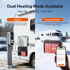 LiTime LiHeat 12V 320Ah Mini Self-Heating Bluetooth LiFePO4 Battery