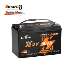 LiTime 36V 50Ah TM Bluetooth LiFePO4 Trolling Motor Battery