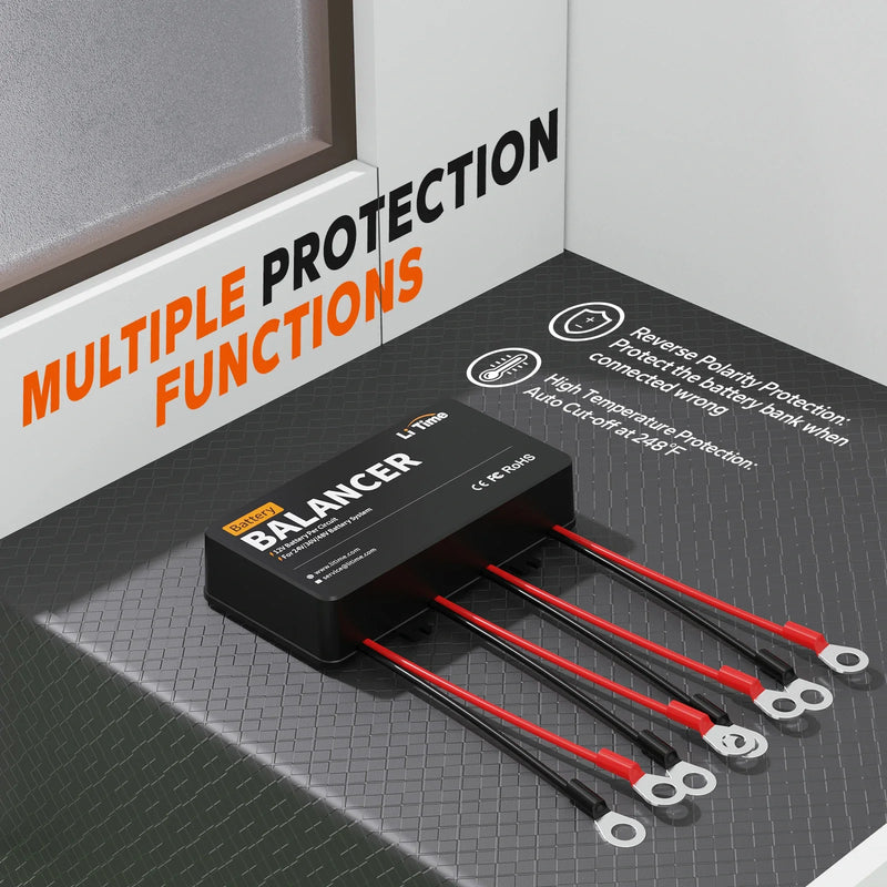 LiTime 48V Battery Balancer for Series & Parallel Battery Banks