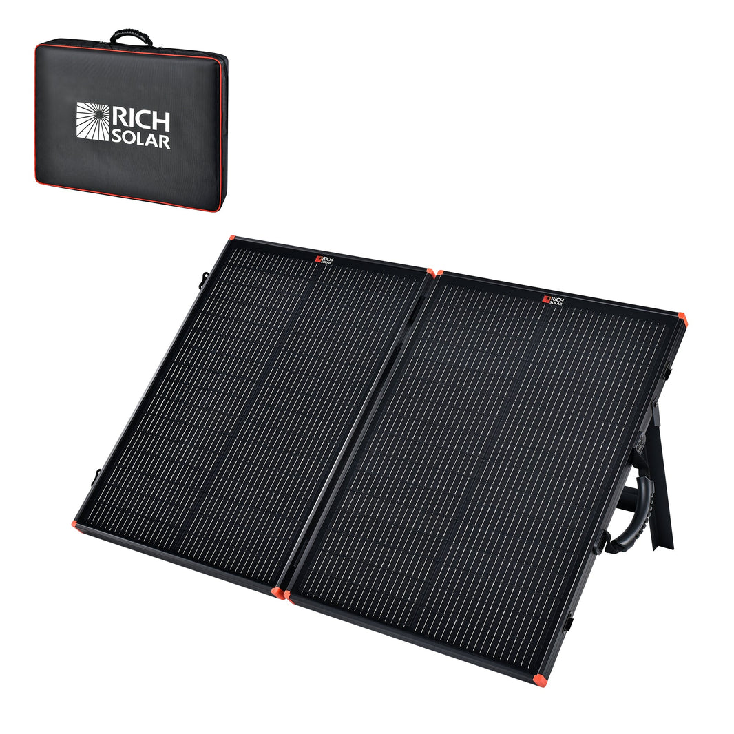 Rich Solar MEGA 100 Portable Briefcase Solar Panel 100 Watt Portable Solar Panel