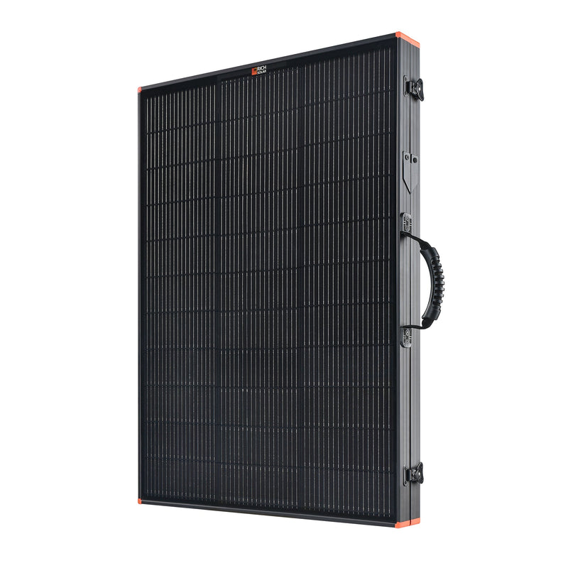 Rich Solar MEGA 200 Portable Briefcase Charging Kit 200 Watt Portable Solar Panel