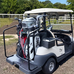 Zero Breeze Mark 3 golf cart mounting and air splitter kit view 2