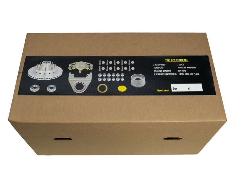 DeeMaxx 7K tandem disc brake master kit with EOH actuator, view 2