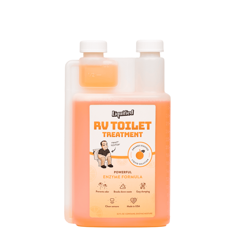 Liquified RV toilet treatment, 32 oz bottle