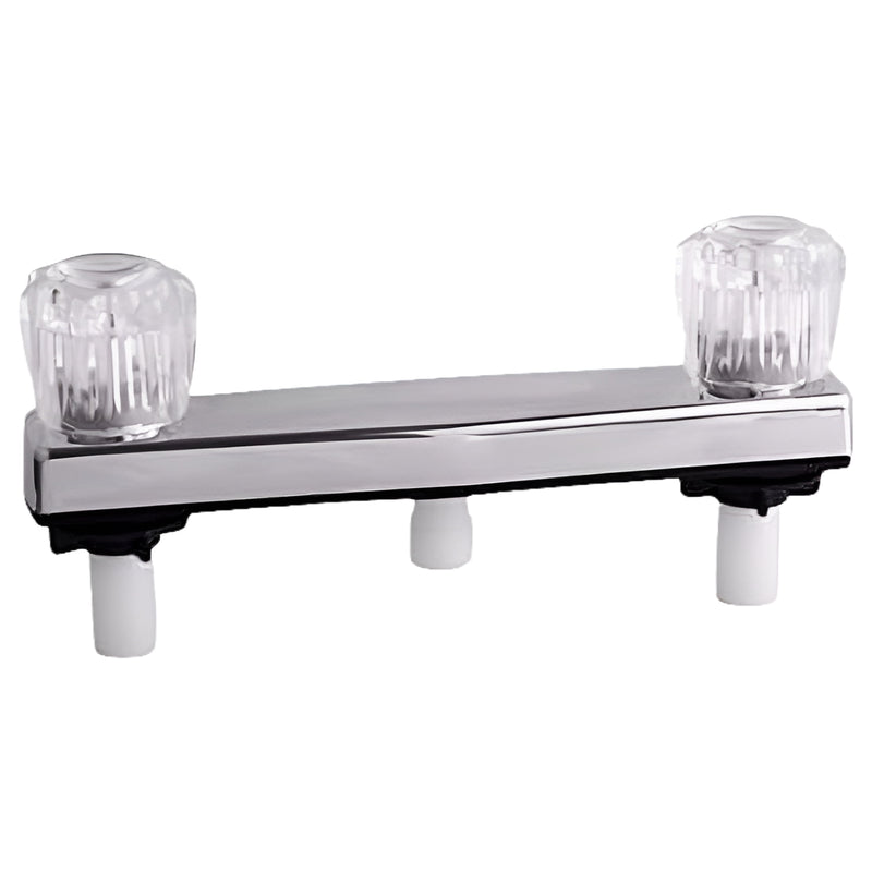 RV mobile home 8 inch chrome tub and shower faucet