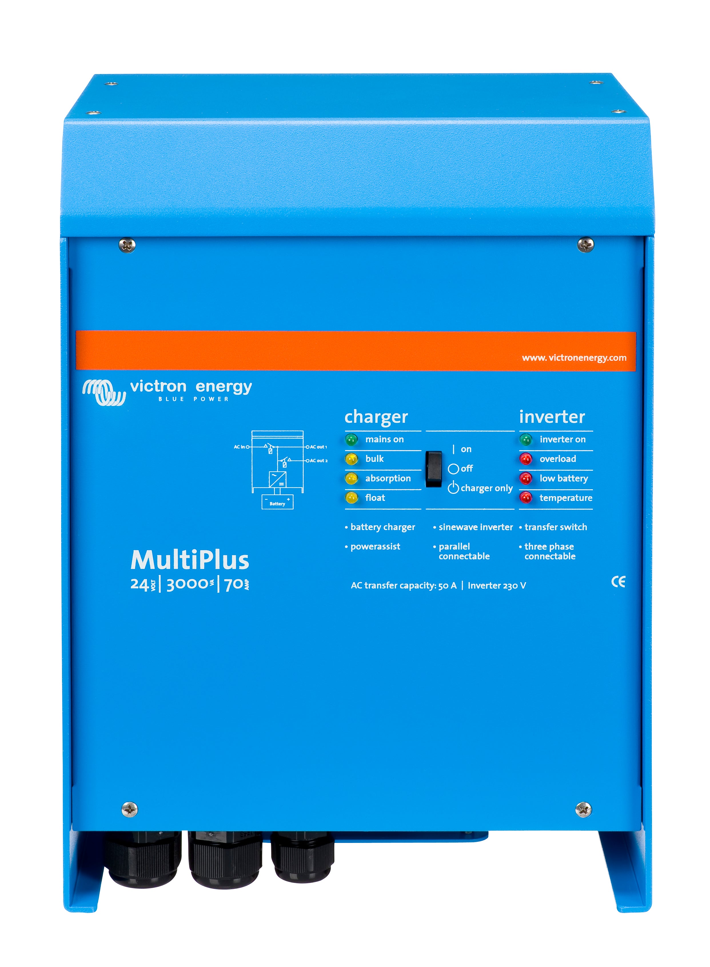 Victron Energy - MultiPlus 12/3000/120-50 120V (UL 1741 and 458) | MultiPlus 24/3000/70-50 120V (UL 1741 and 458)