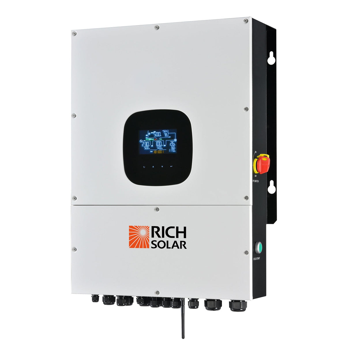 Rich Solar NOVA 12K PV Hybrid Inverter Solar Kit 61.44kWH Server Lithium Battery [KIT-SR0002]