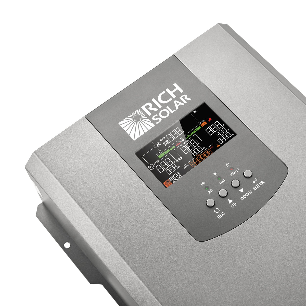 Rich Solar NOVA SWITCH 2K 2000W 12V Pure Sine Wave Inverter with Built-in Transfer Switch