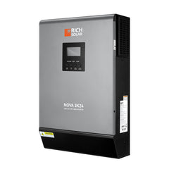 Rich Solar NOVA MAX 3K 3000 Watt (3kW) 24 Volt Off-Grid Hybrid Solar Inverter