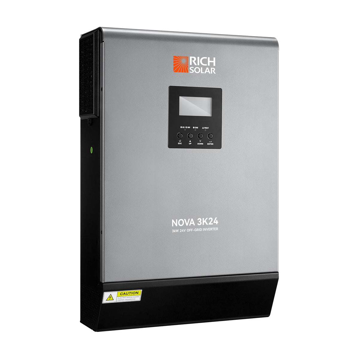 Rich Solar NOVA MAX 3K 3000 Watt (3kW) 24 Volt Off-Grid Hybrid Solar Inverter
