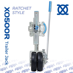 ARK XO500R ratchet style off-road trailer jack - view 2