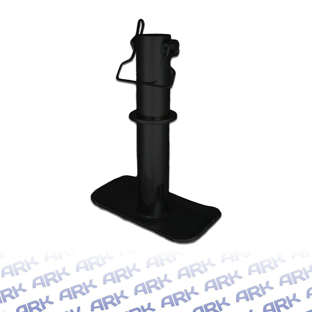 ARK XO750 trailer jack foot stand black zinc