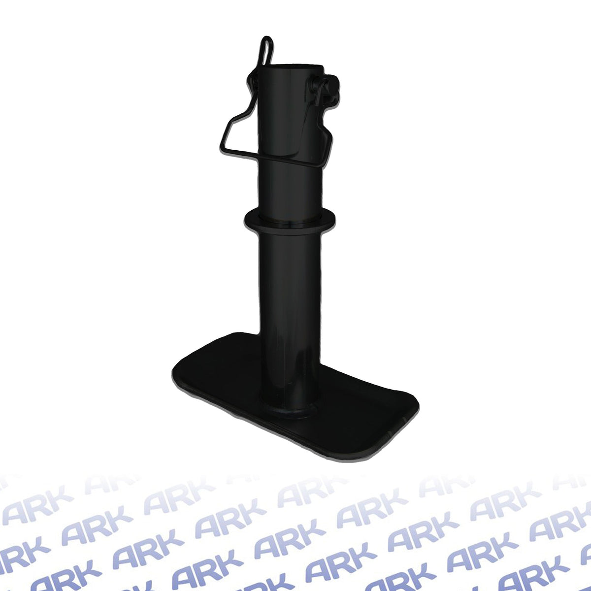 ARK XO750 trailer jack foot stand black zinc