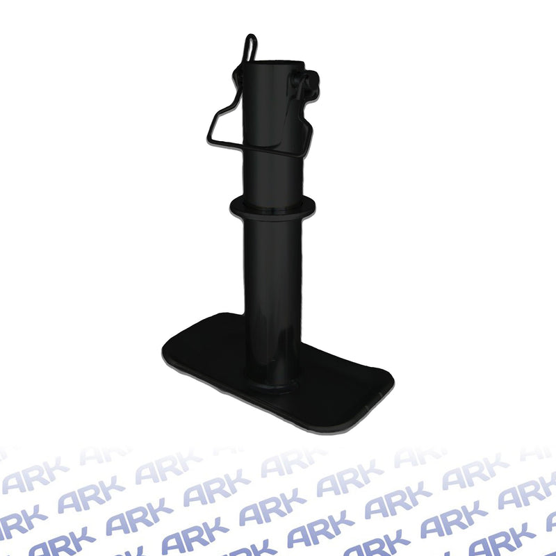 ARK XO750 trailer jack foot stand black zinc