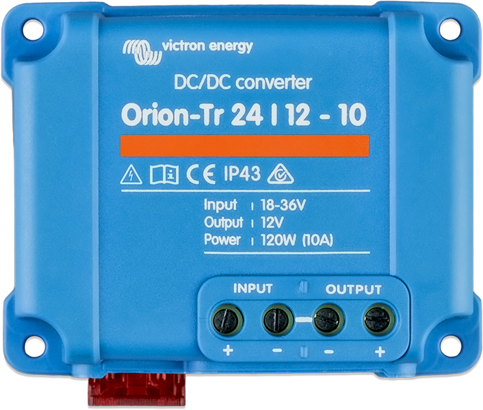 Victron Orion 24/12 DC-DC converter binding posts - view 2
