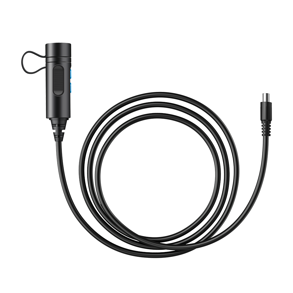 BLUETTI P090D external battery connection cable coiled with connectors